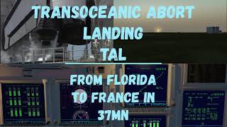 Space Shuttle Transoceanic Abort Landing (TAL) with real guidance algorithms - Flight Gear screenshot 5