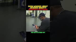 Deion WORRIED about Jacquees' Height? (Deiondra's boyfriend) #deionsanders