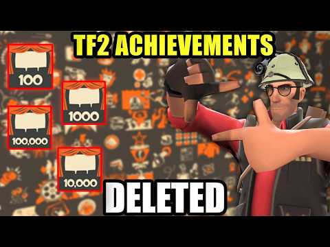 TF2 ACHIEVEMENTS DELETED AFTER 15 YEARS