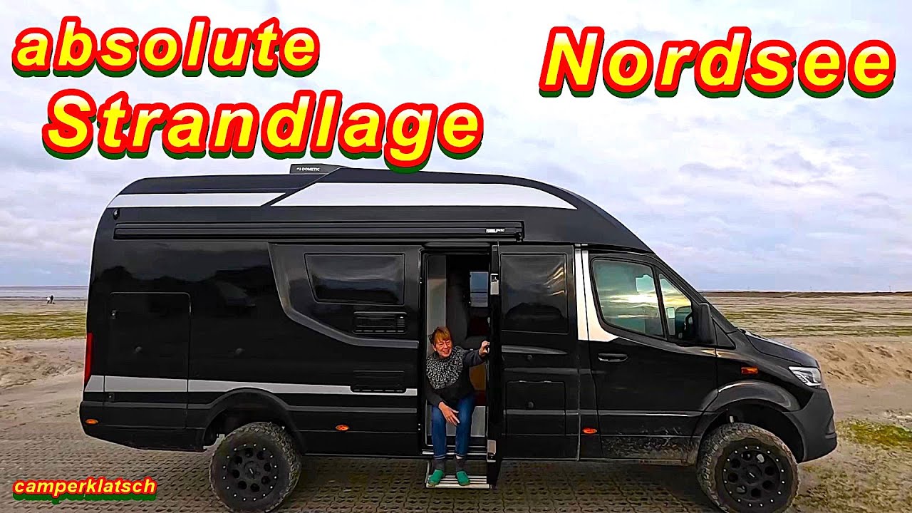 Unglaublich schöne Wohnmobilstellplätze an der NORDSEE-KÜSTE🤩DIREKT AM MEER🤩in Ostfriesland