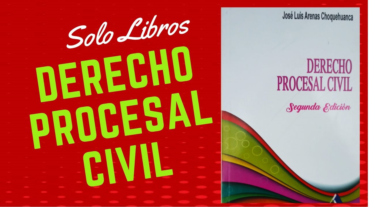DERECHO PROCESAL CIVIL (LIBRO) - YouTube