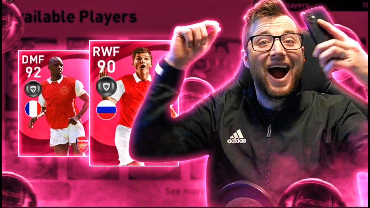 NEW Arsenal Iconic Moment Pack Opening! PES 2021 Mobile! FREE Ronaldo!