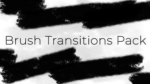 Brush Transitions Pack Stock Motion Graphics