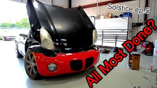 Solstice Copart Project Ep.5 / Front Bumper and Road Ready!