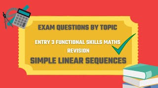 Famous Simple Linear Sequences Exam Questions. Revise for your Entry 3 Functional Skills Maths Exam. 🎯⏰️ Wealth