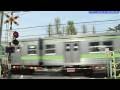 [HD]山手線の踏切と205系 Yamanote-Line crossing