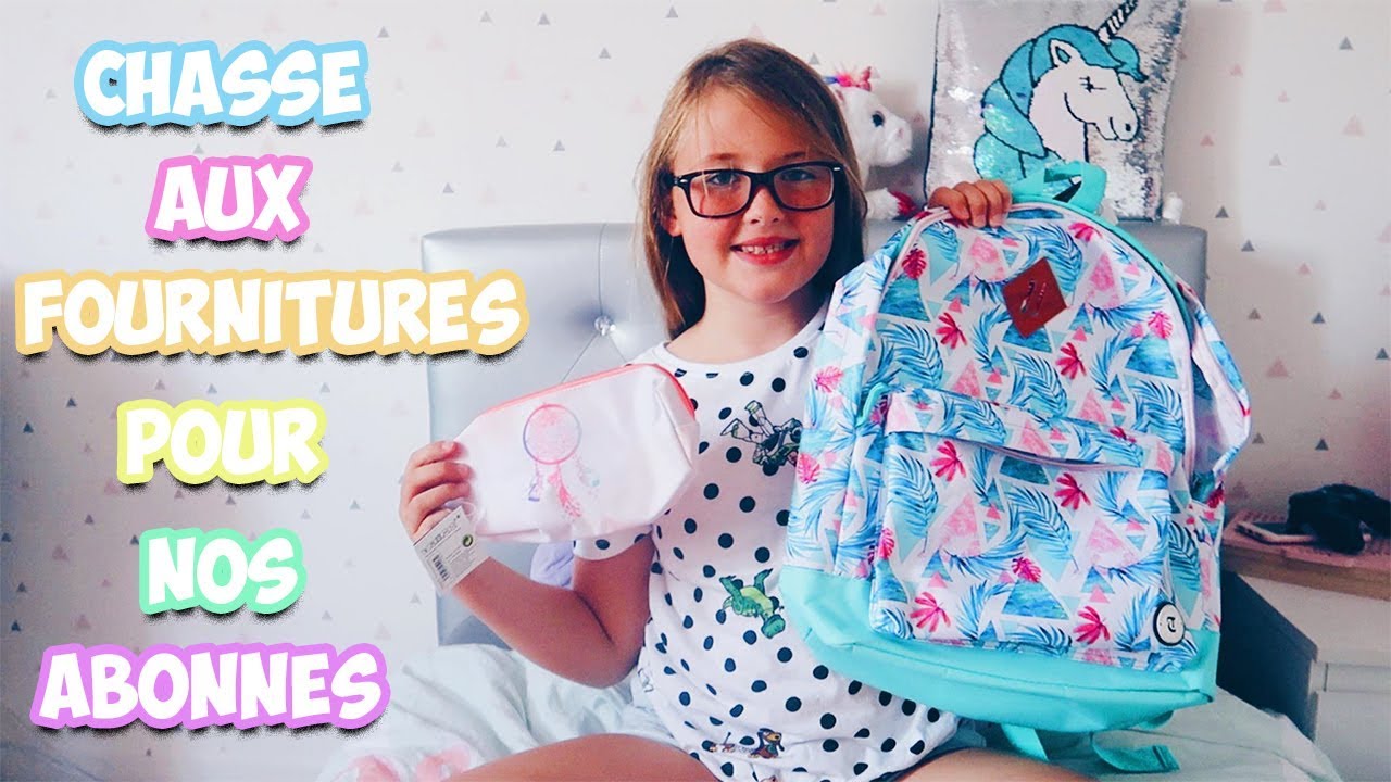 CHASSE AUX FOURNITURES SCOLAIRES concours || Lunah Lucornah