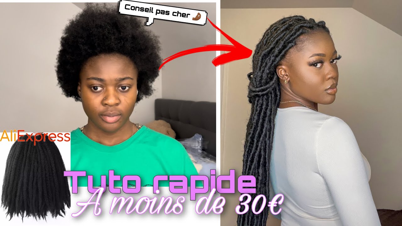 TUTO: FAUSSES LOCKS (facile, rapide sans crochet et pas cher) ft Ana