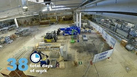 The record dismantling of 3 San Pellegrino bottling lines