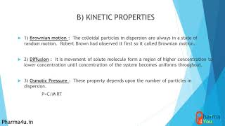Properties Of Colloidal Dispersion Basics