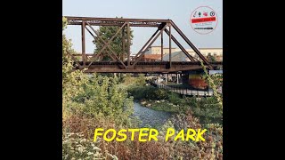 Exploring Foster Park in Kokomo, IN - Great Place To Visit with Dog Park, Old Train Depot and Tracks