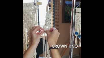 Crown Knot Tutorial - Macramé