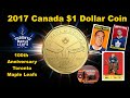 2017 Canada 1 Dollar Coin Loonie 100th Anniversary Toronto Maple Leafs