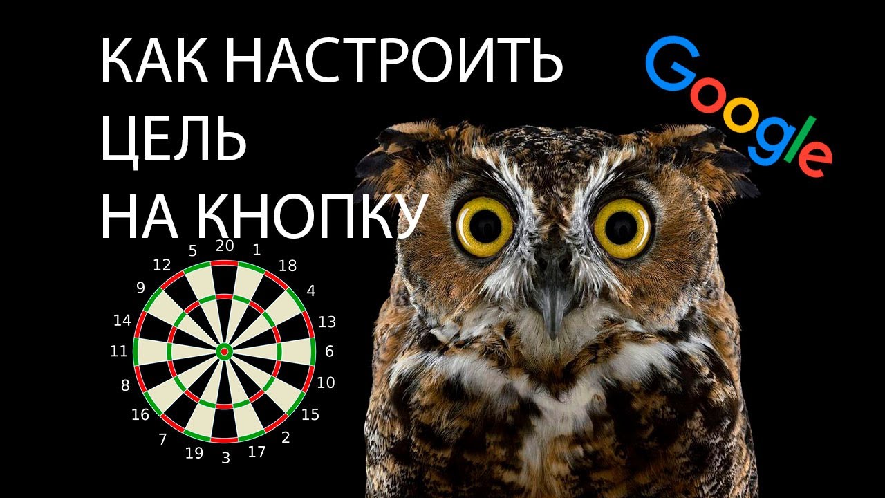 Настройка цели на кнопку в гугл аналитикс - YouTube