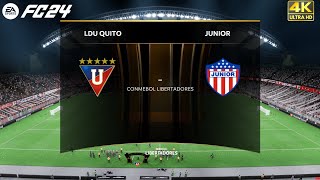 LDU Quito Vs Junior // Copa Libertadores [FC 24 Next Gen PS5 /Series X] 4k