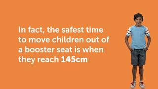 Booster seats: When is it safe for a child to go without?