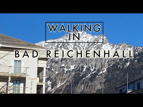 Walking in Bad Reichenhall and Kurgarten (November 2022)