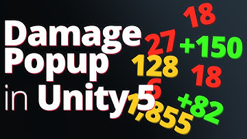 Damage Popup Text in Unity 5
