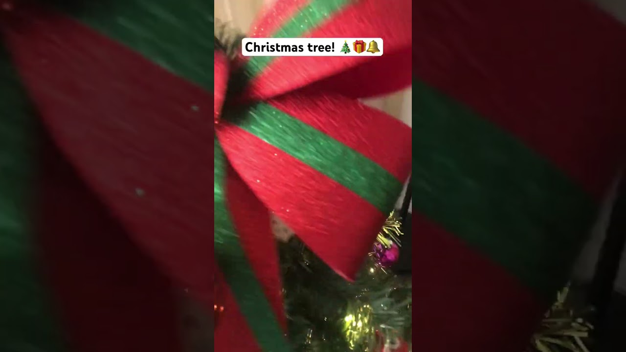 The Christmas tree! 🎅 