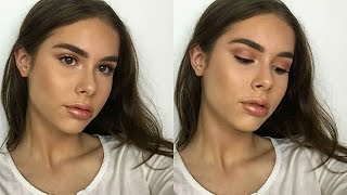 PEACHY GLOW MAKEUP LOOK | Sara Primavera
