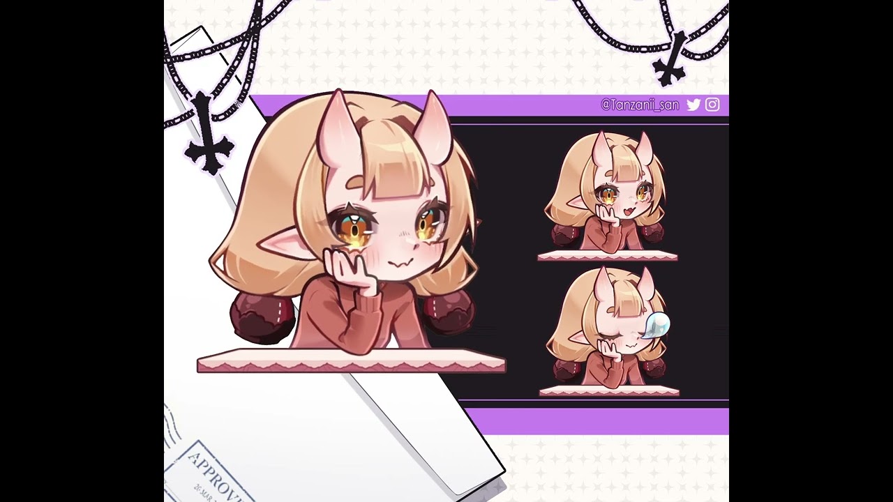 【 Chibi PNGTuber Plus Commission Showcase #1 】