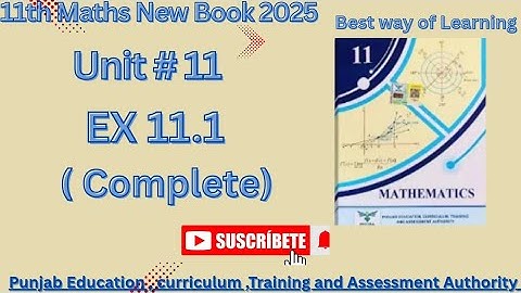 11th Math new book 2025 || Punjab Board || Exercise 11.1 || Complete || Grade -11