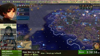 Civ VI - Random Civ Domination [Turn Timer, Deity, Standard Speed/Small Size, Continents]