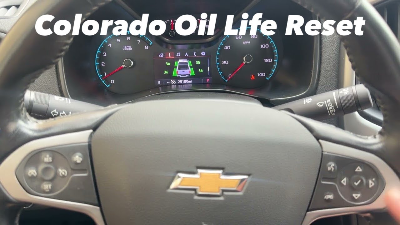 2023 Chevy Colorado Oil Life Resetnull