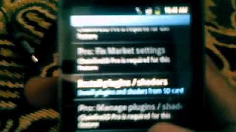 nfs shift is not working on my galaxy y