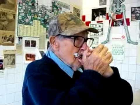 91-year-old harmonica man