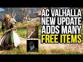 Odyssey Weapons & Way More Free Items Added To Assassin's Creed Valhalla (AC Valhalla Yule Festival)