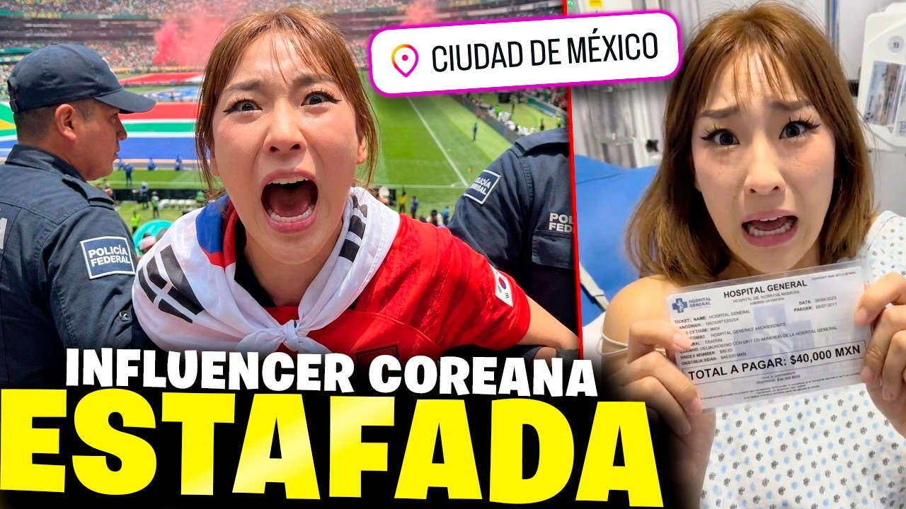 ¡INFLUENCER COREANA viajó al Mundial… y terminó ESTAFADA en México! 💀