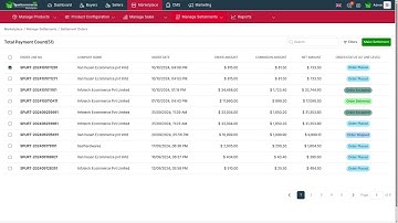 Admin Manage Settlement Work Flow | Spurtcommerce Admin Features