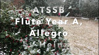 ATSSB All State Flute Etude Year A 2021, Allegro by Heinze