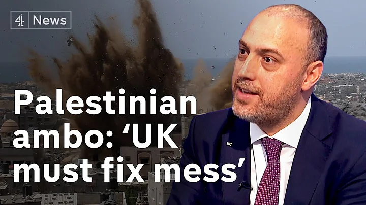 Palestinian ambassador Husam Zomlot wants clear co...