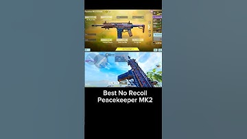 Best No Recoil Peacekeeper MK2 Attachments In CODM Part 15 #shorts #codm #attachments