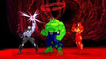 Marvel VS Capcom 2 - Hulk/War Machine/Iron Man - Expert Difficulty Playthrough
