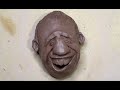 Art cramique tonnant  comment crer un visage souriant  sculpture en argile