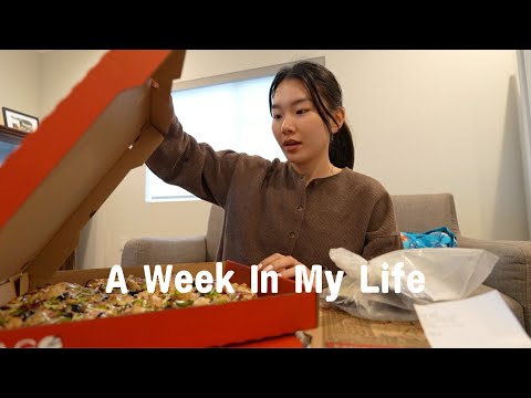 week in my life │ eating all my food cravings, nail days at home, deep cleaning & decluttering