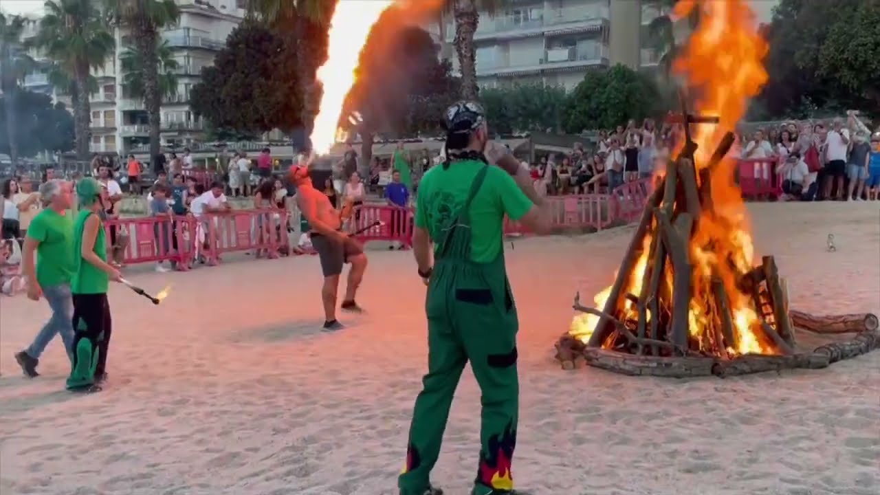 La revetlla de Sant Joan a Blanes es tanca sense incidents greus