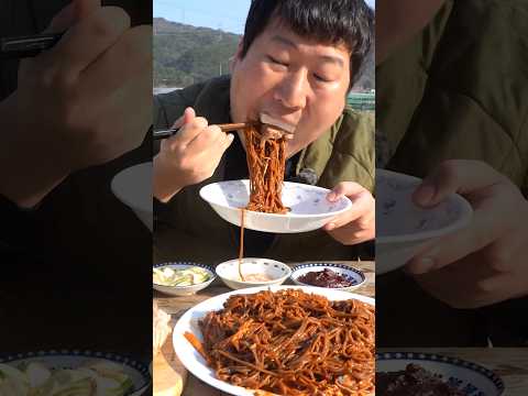 부드러운 가마솥 보쌈에 새콤한 막국수! #먹방 #shorts #요리