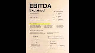 Ebitda Explained By Nicolas Boucher