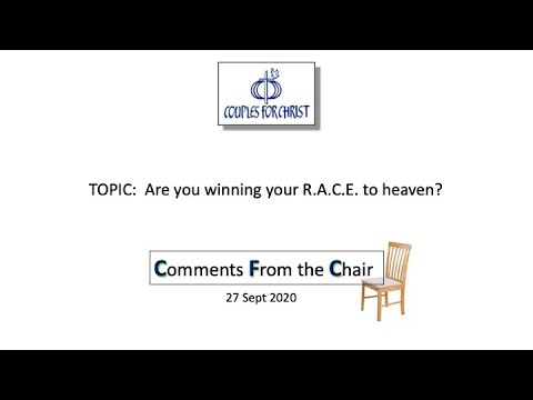 COMMENTS FROM THE CHAIR with Bro Bong Arjonillo - 27 September 2020