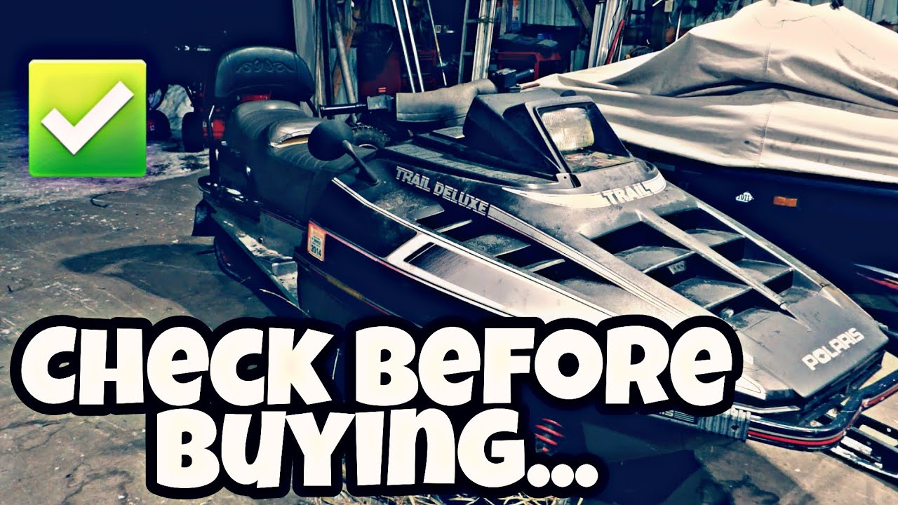 #1 Things to Check When Buying USED "Running" Snowmobile - Buyer Checklist For ANY Used Sled