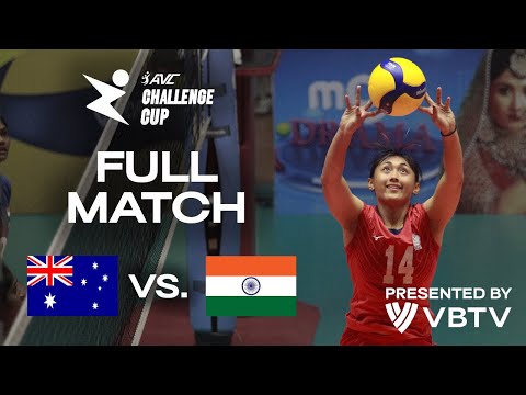 🇦🇺 AUS vs. 🇮🇳 IND - AVC Challenge Cup 2024 | Pool Play - presented by VBTV