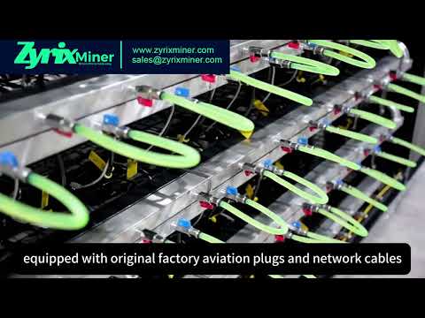 Hydro cooling mining rack AP-N240 — 240 Antminer Hydro units