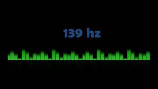 ⒽⓏ| 139Hz Pure Tone Frequency| NO Music , For Meditation, Testing. Black Screen