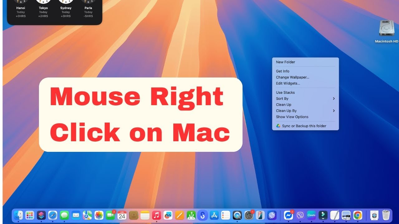 How To Enable Right Mouse Click On A Mac | Mouse Settings - YouTube