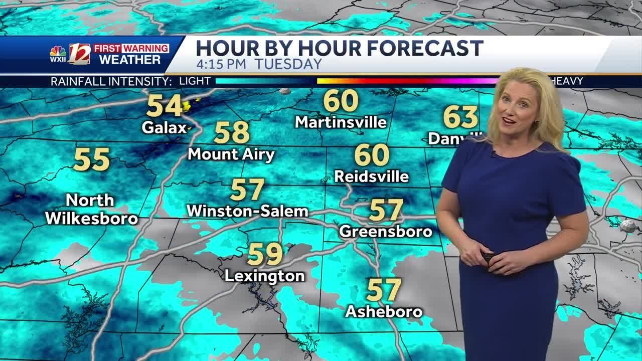 WATCH: Stray Showers This Evening, Showers Likely Early Wednesday and ...