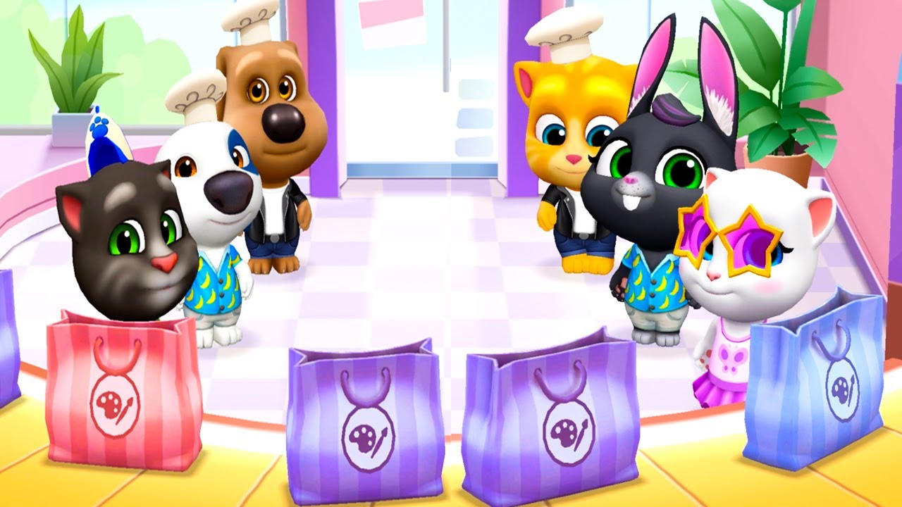 My Talking Tom Friends NEW Items Unlocked! YouTube